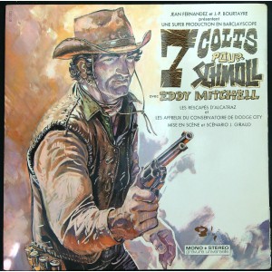 EDDY MITCHELL 7 Colts Pour Schmoll (Barclay 80 370) France 1968 gatefold LP (Soul-Jazz, Rhythm & Blues, Mod, Beat)
